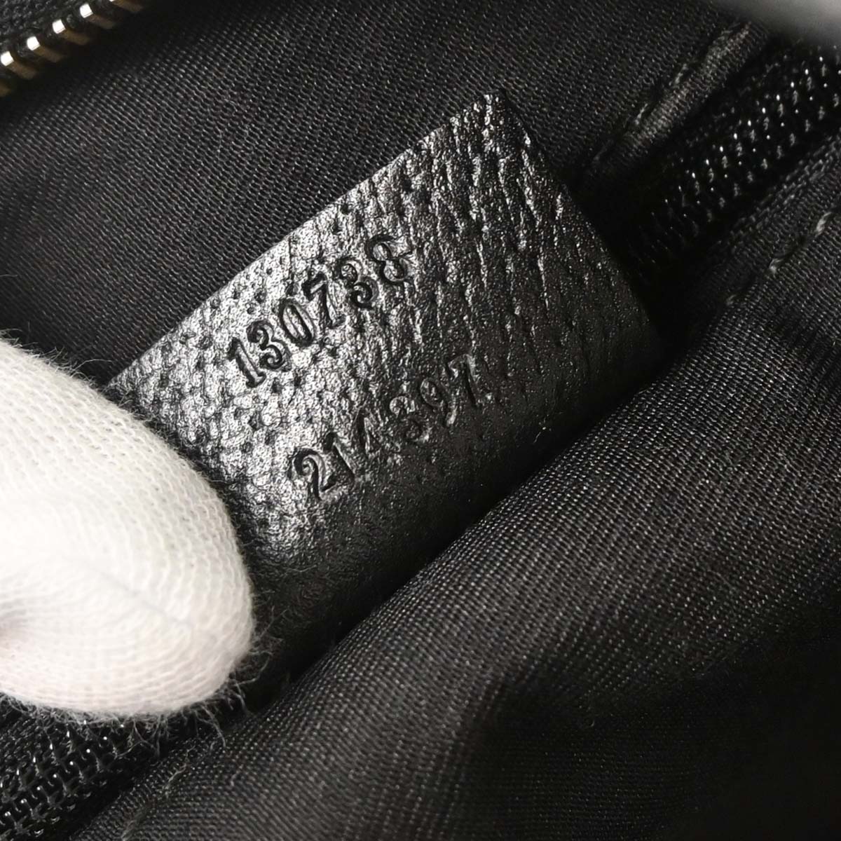 Gucci Black GG Abbey D Ring Handbag