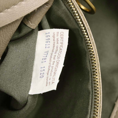 Bottega Veneta Beige Lambskin Intrecciato Tote Bag