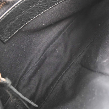 Balenciaga Black Lambskin The Hip Shoulder Bag
