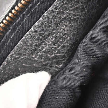 Balenciaga Black Lambskin The Hip Shoulder Bag