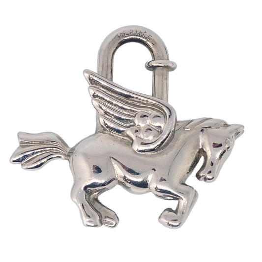 Hermes 1993 Le Cheval Pegasus Cadena Silver Small Good