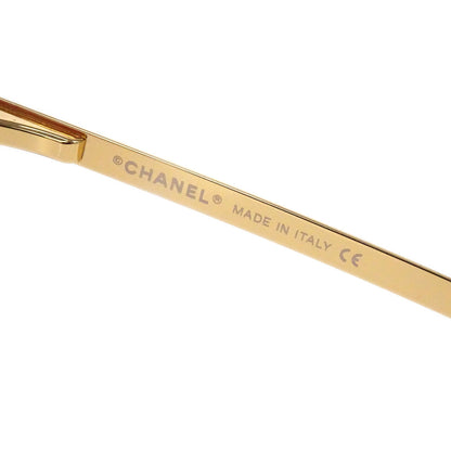 Chanel Sunglasses Eyewear Brown Rhinestone Small Good