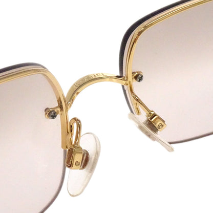 Chanel Sunglasses Eyewear Brown Rhinestone Small Good