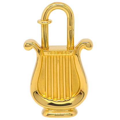 Hermes Harp 1996 Cadena Padlock Gold Small Good