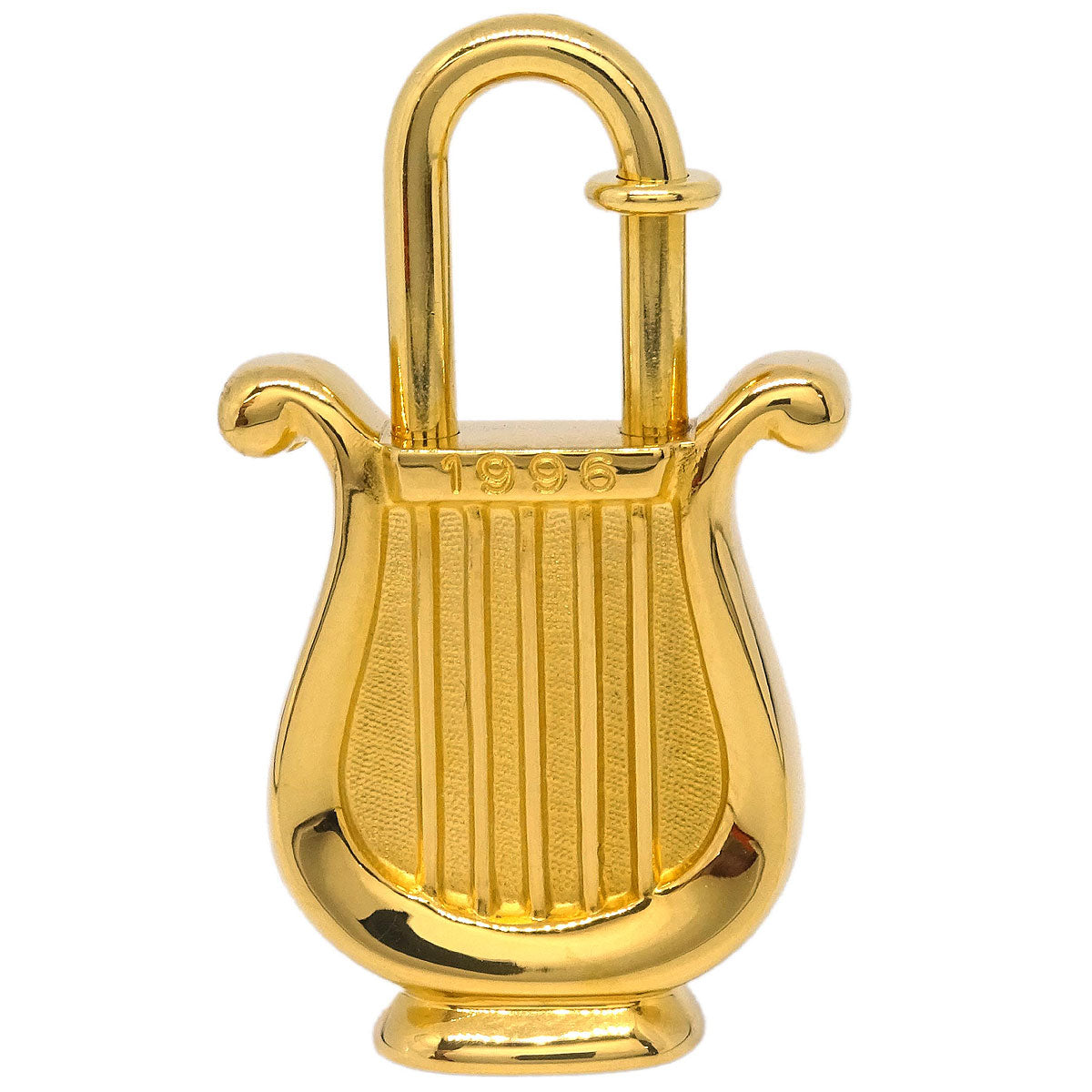 Hermes Harp 1996 Cadena Padlock Gold Small Good
