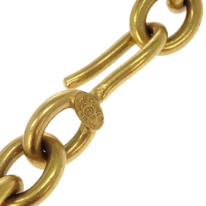 Chanel Rudder Chain Pendant Necklace Gold 94P