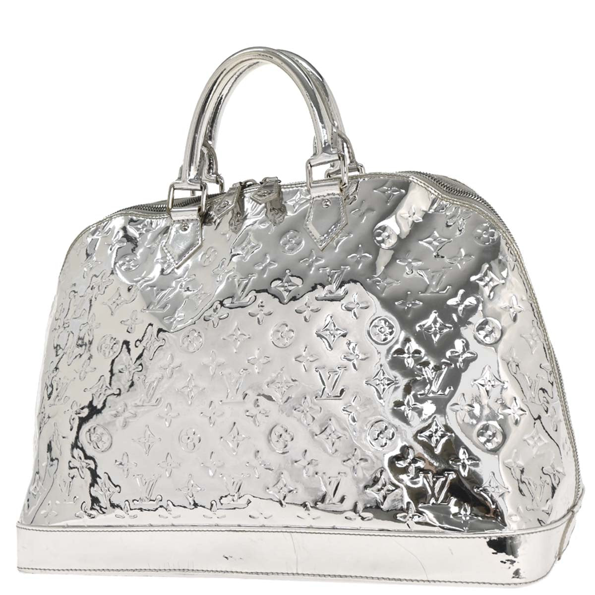 Louis Vuitton Silver Monogram Miroir Alma GM Handbag M95273