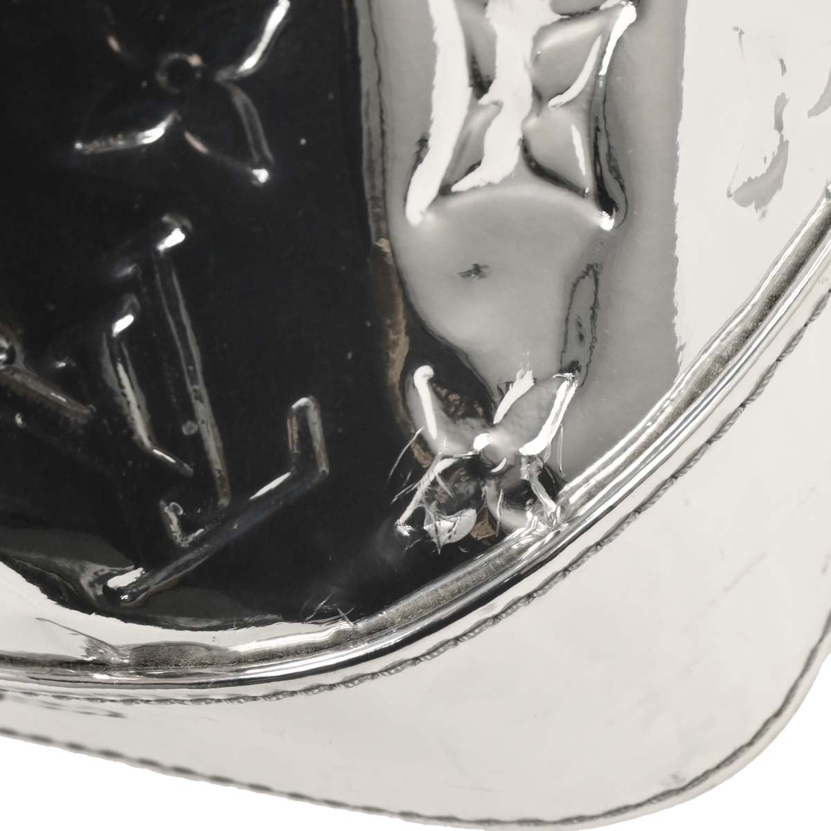 Louis Vuitton Silver Monogram Miroir Alma GM Handbag M95273