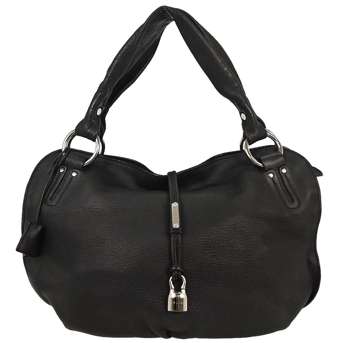 Celine Black Leather Handbag