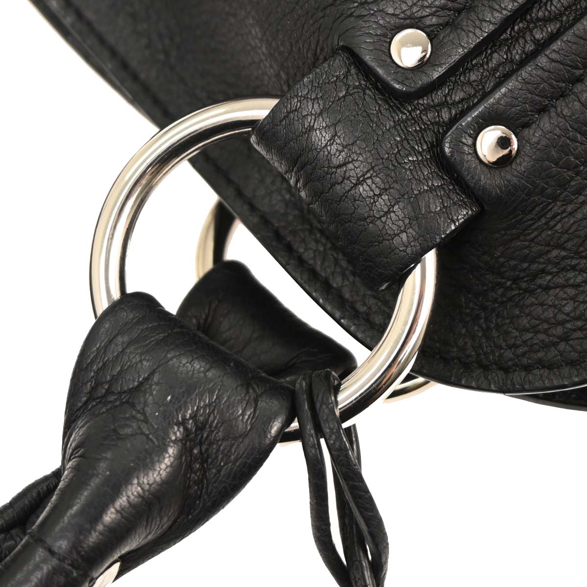 Celine Black Leather Handbag