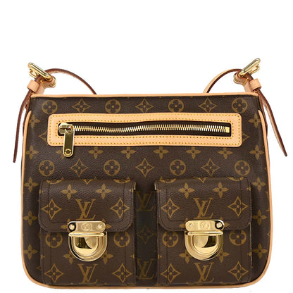 Louis Vuitton Monogram Hudson GM Shoulder Bag M40045