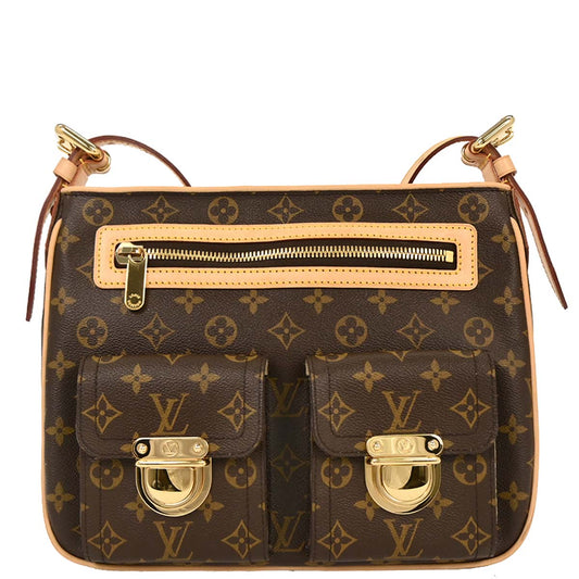Louis Vuitton Monogram Hudson GM Shoulder Bag M40045