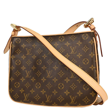 Louis Vuitton Monogram Hudson GM Shoulder Bag M40045