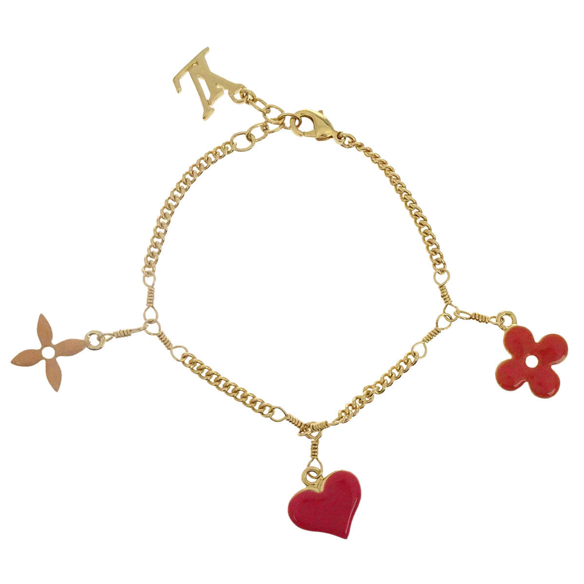 Louis Vuitton Pink Sweet Monogram Bracelet M65614