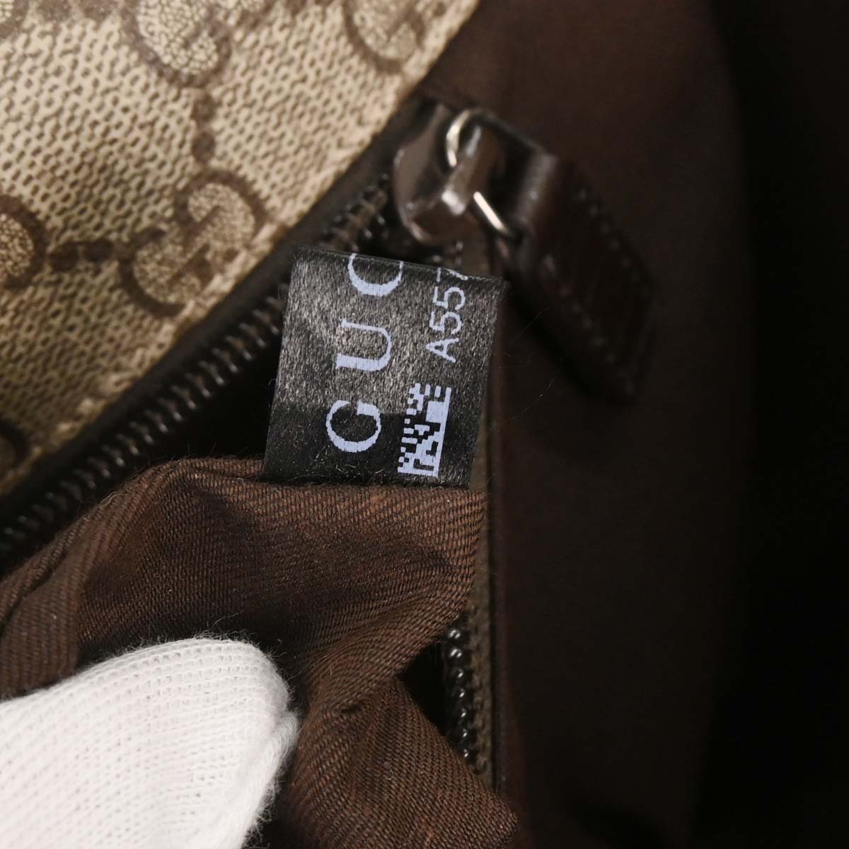 Gucci Beige PVC GG Shoulder Bag