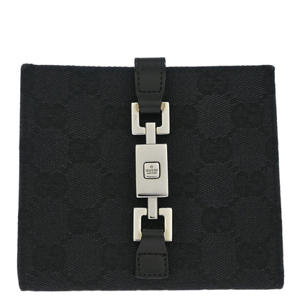 Gucci Black Canvas GG Wallet