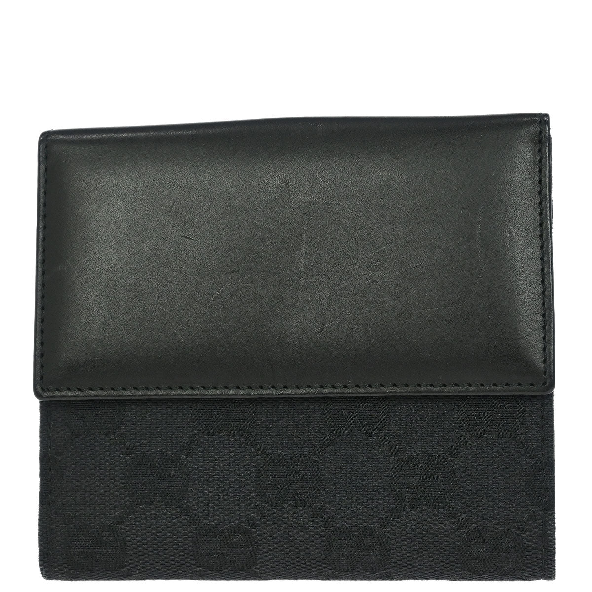 Gucci Black Canvas GG Wallet