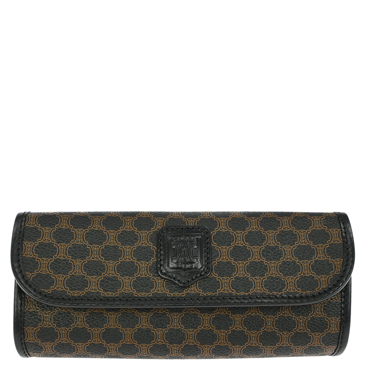 Celine Black PVC Macadam Pouch