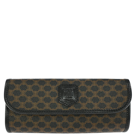 Celine Black PVC Macadam Pouch