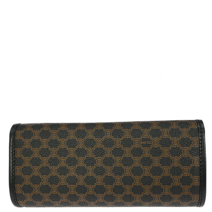 Celine Black PVC Macadam Pouch