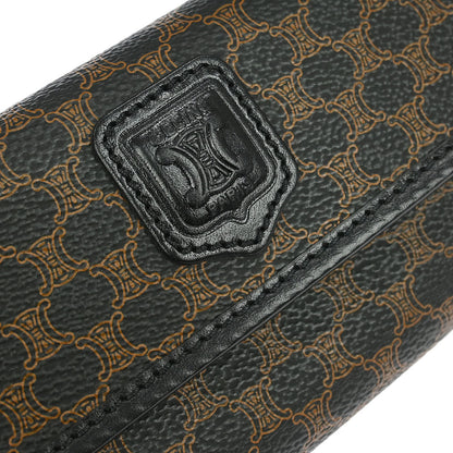 Celine Black PVC Macadam Pouch