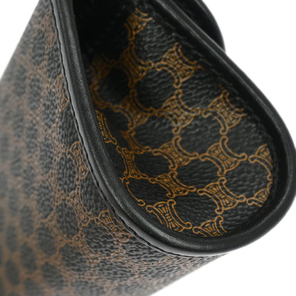 Celine Black PVC Macadam Pouch