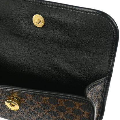 Celine Black PVC Macadam Pouch