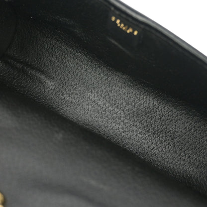 Celine Black PVC Macadam Pouch