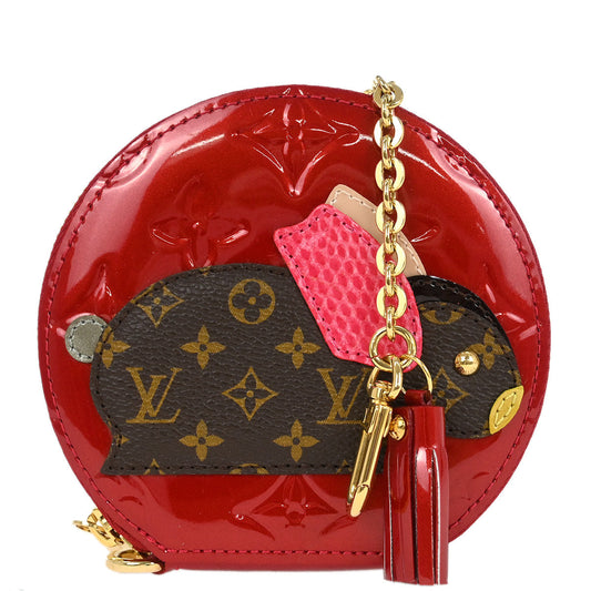 Louis Vuitton * Vernis Python Porte Monnaie Lapin Purse M91389