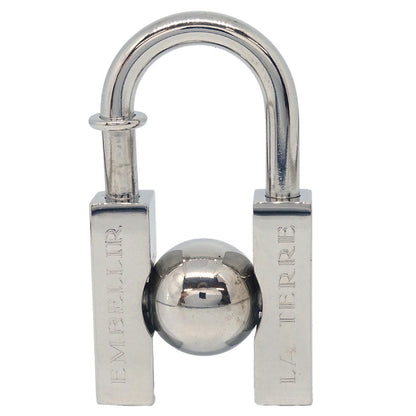 Hermes 2001 Earth Cadena Padlock Silver Small Good