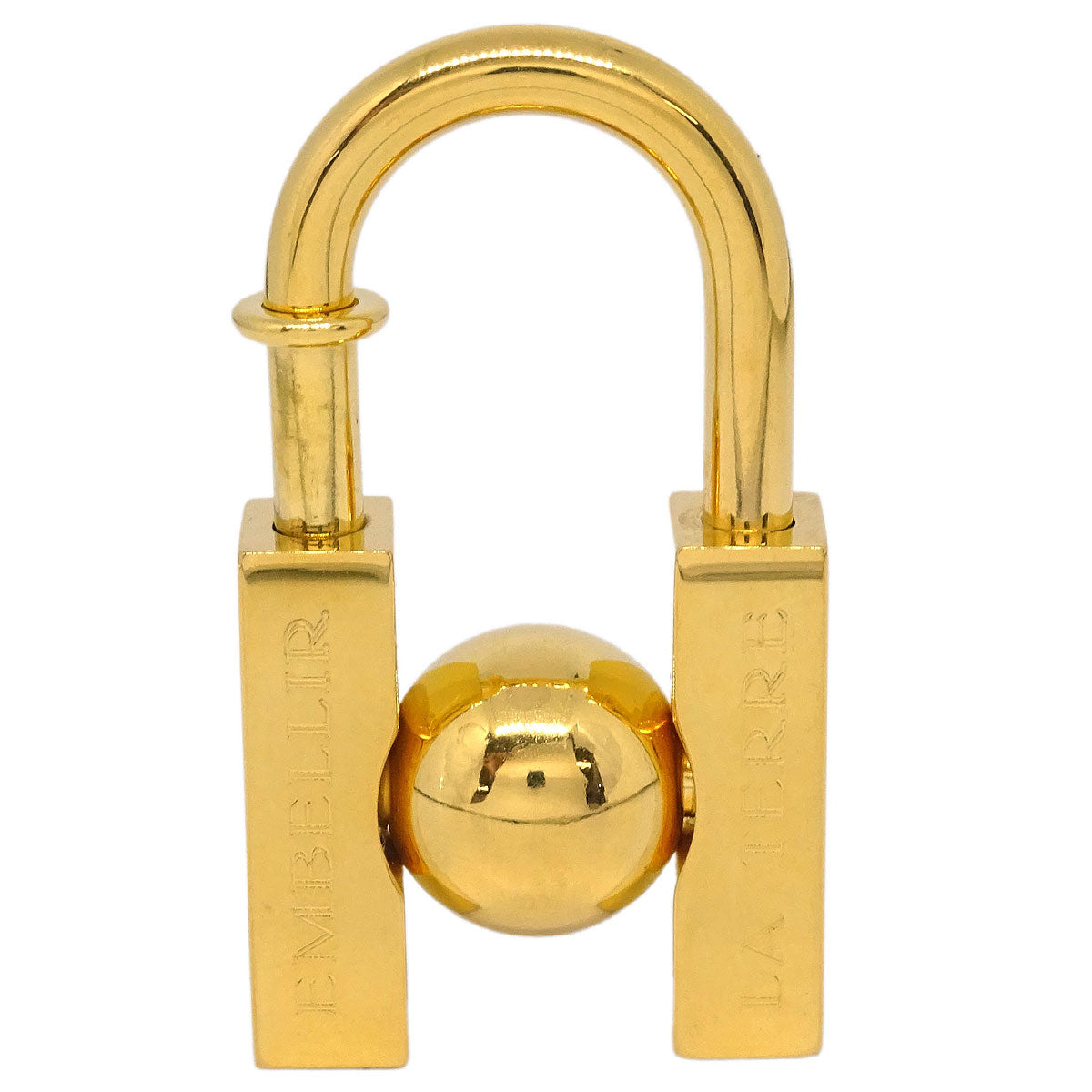 Hermes 2001 Earth Cadena Padlock Gold Small Good