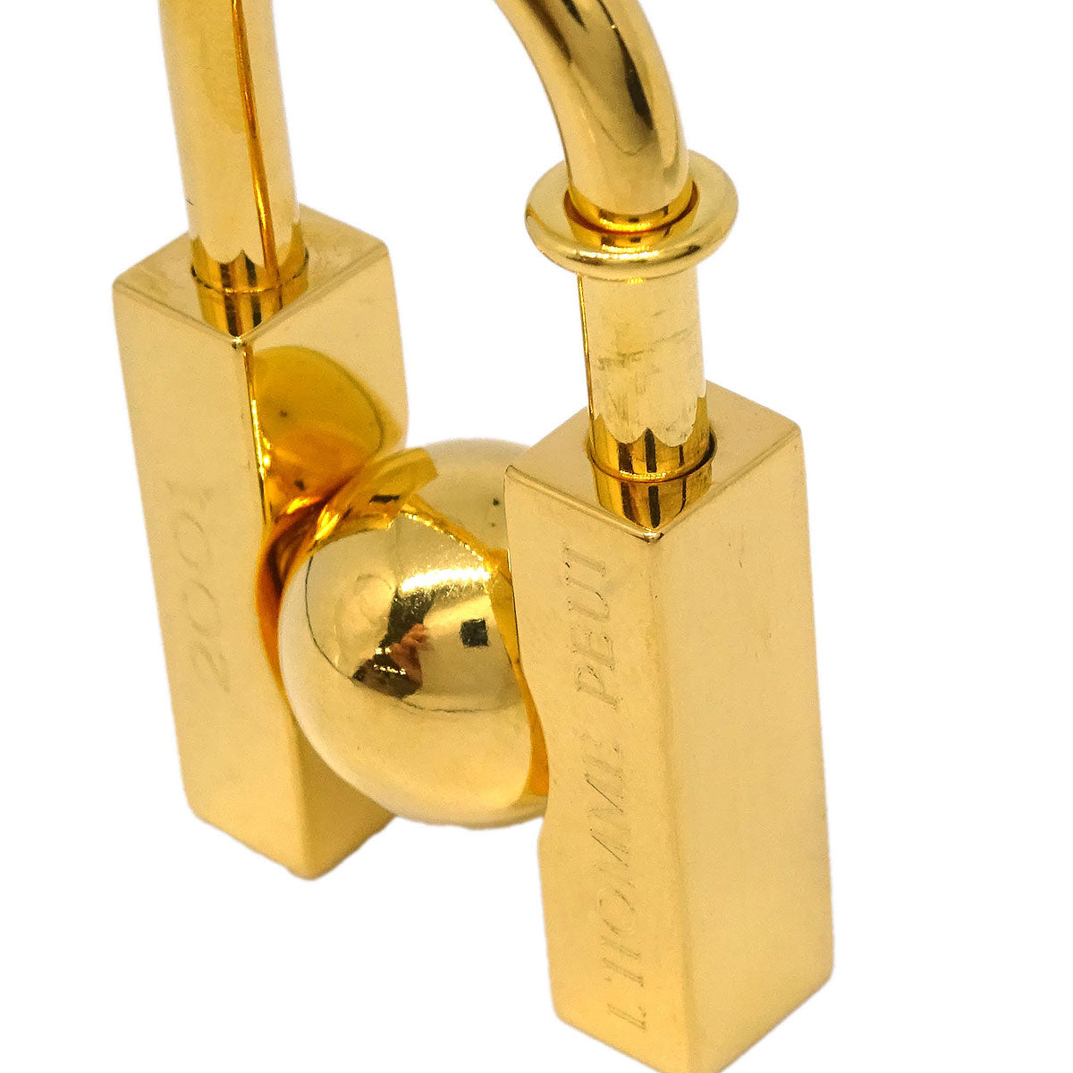 Hermes 2001 Earth Cadena Padlock Gold Small Good