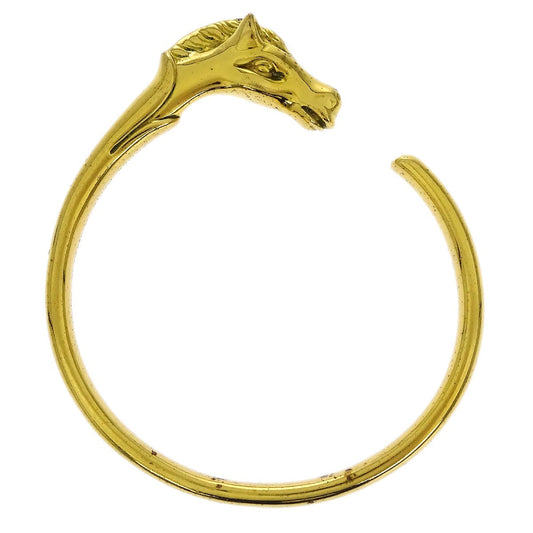 Hermes Cheval Horse Bangle Gold