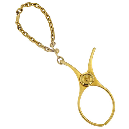 Hermes Filou Glove Holder Clip Gold Small Good