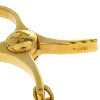 Hermes Filou Glove Holder Clip Gold Small Good
