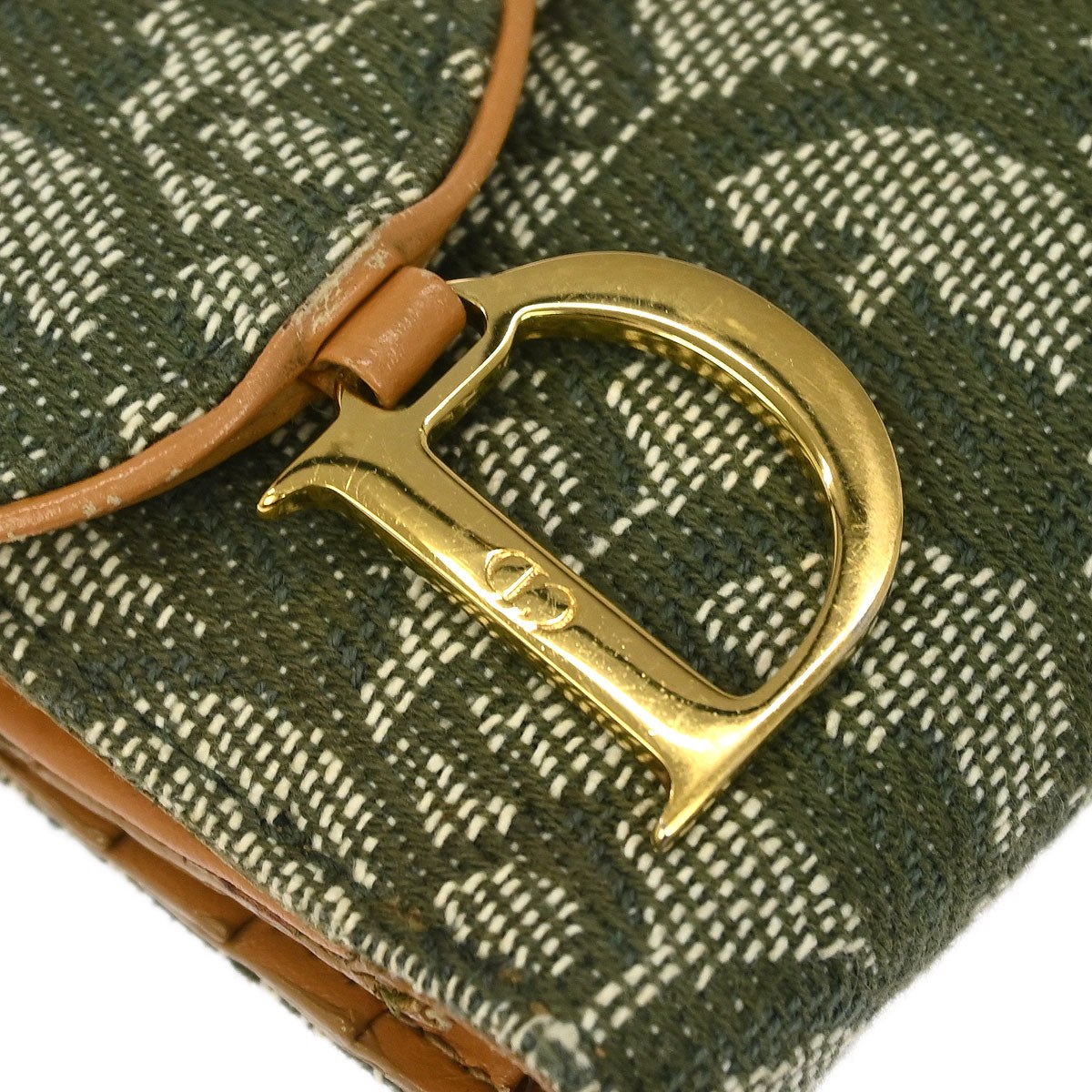 Christian Dior Green Trotter Wallet