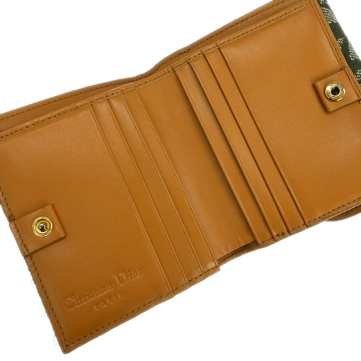 Christian Dior Green Trotter Wallet