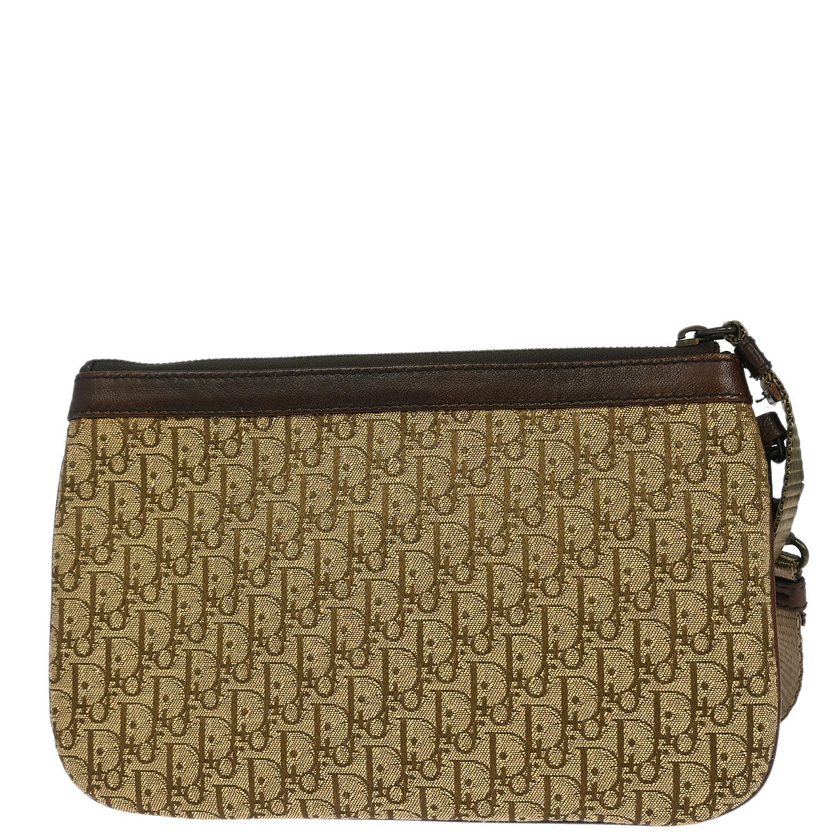 Christian Dior Brown Trotter Clutch Bag