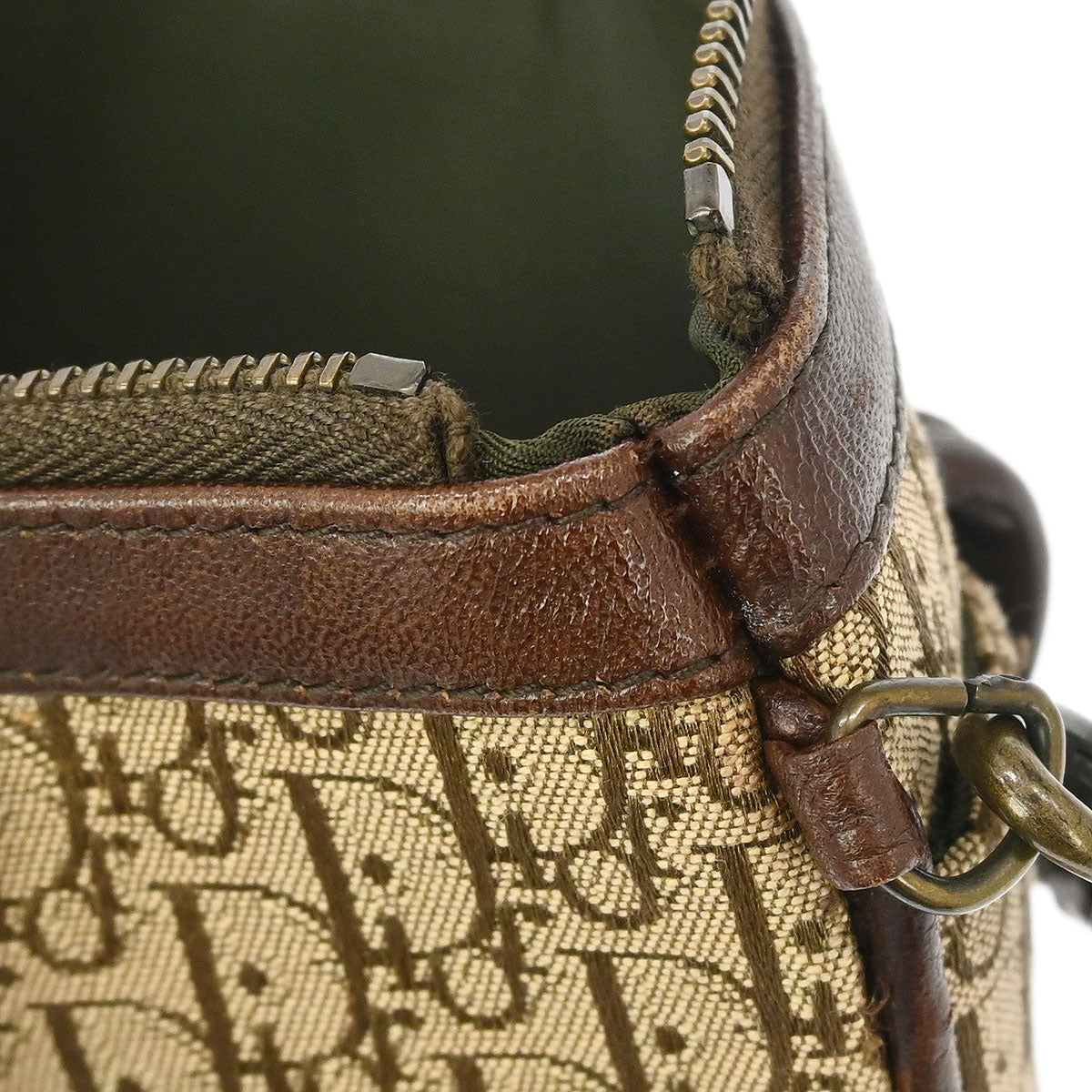 Christian Dior Brown Trotter Clutch Bag