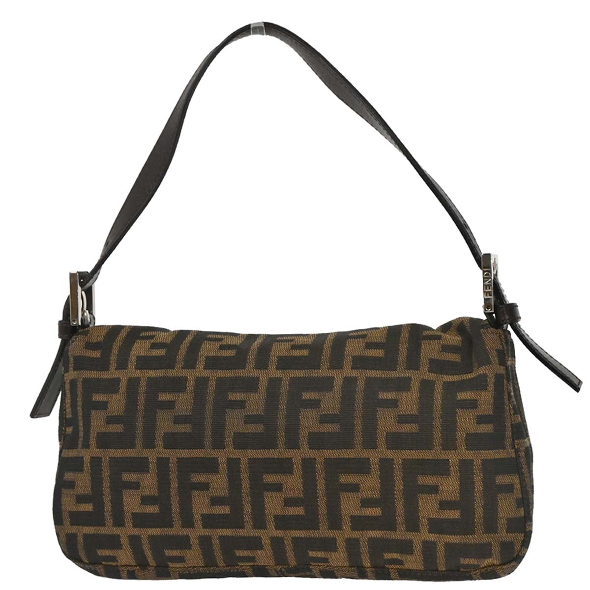 Fendi Brown Zucca Baguette Handbag