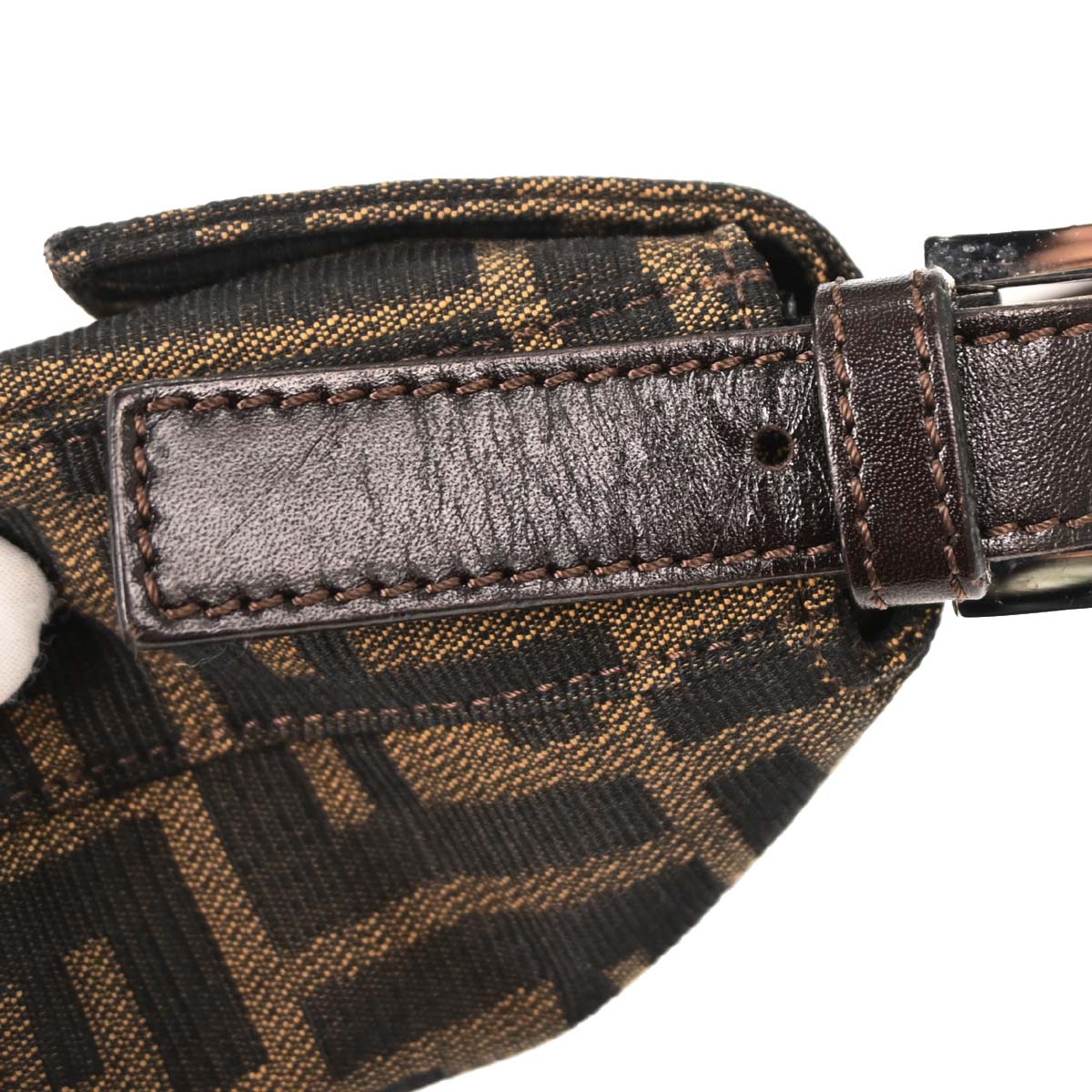 Fendi Brown Zucca Baguette Handbag