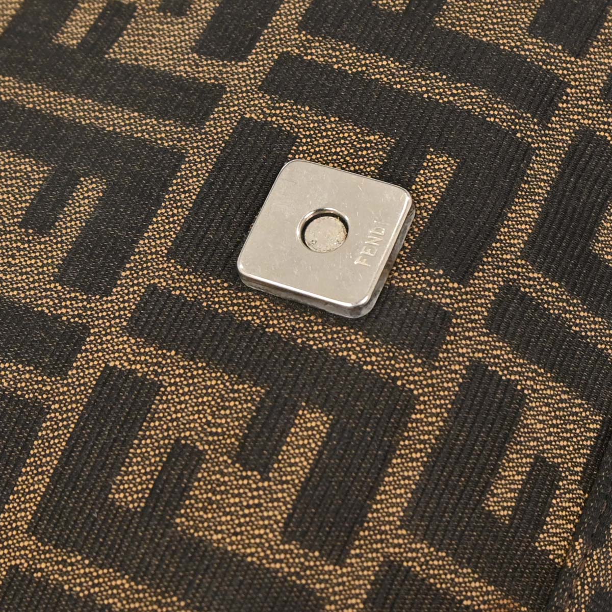 Fendi Brown Zucca Baguette Handbag