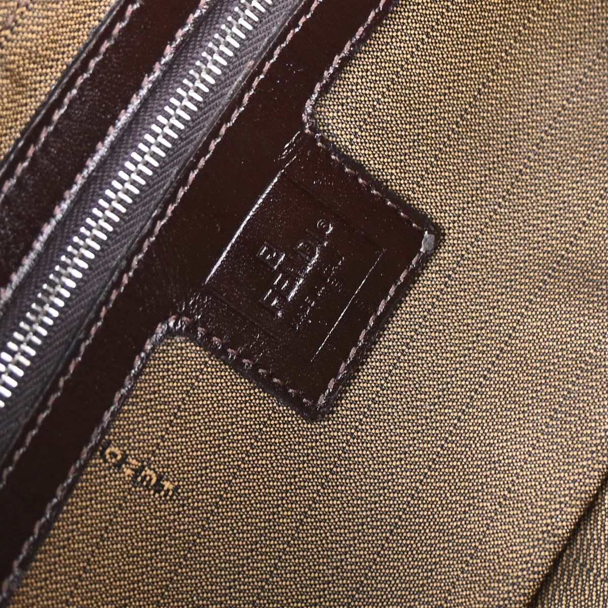 Fendi Brown Zucca Baguette Handbag