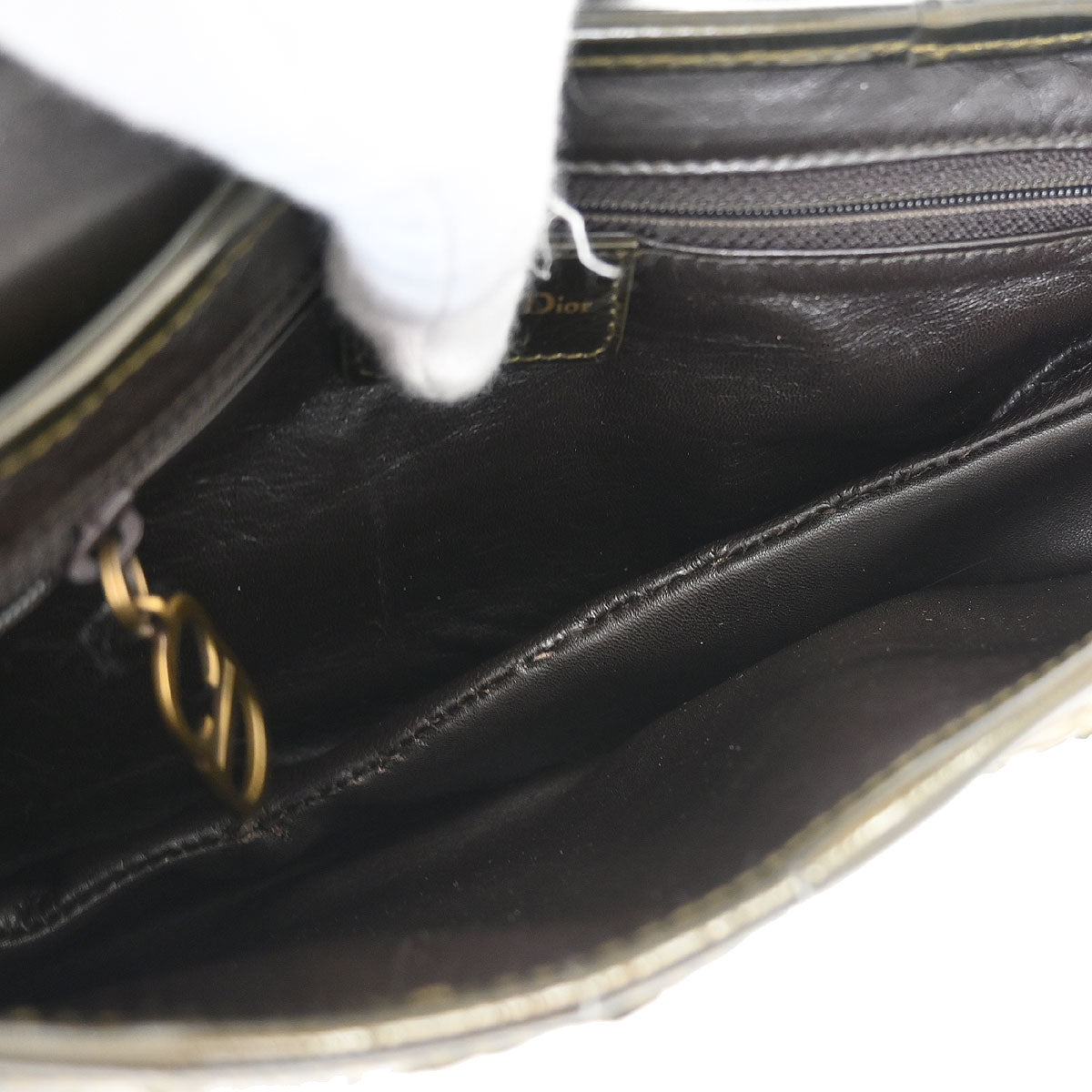 Christian Dior * Green Python Saddle Handbag