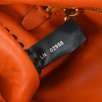 Prada * Brown Python Clutch Shoulder Bag