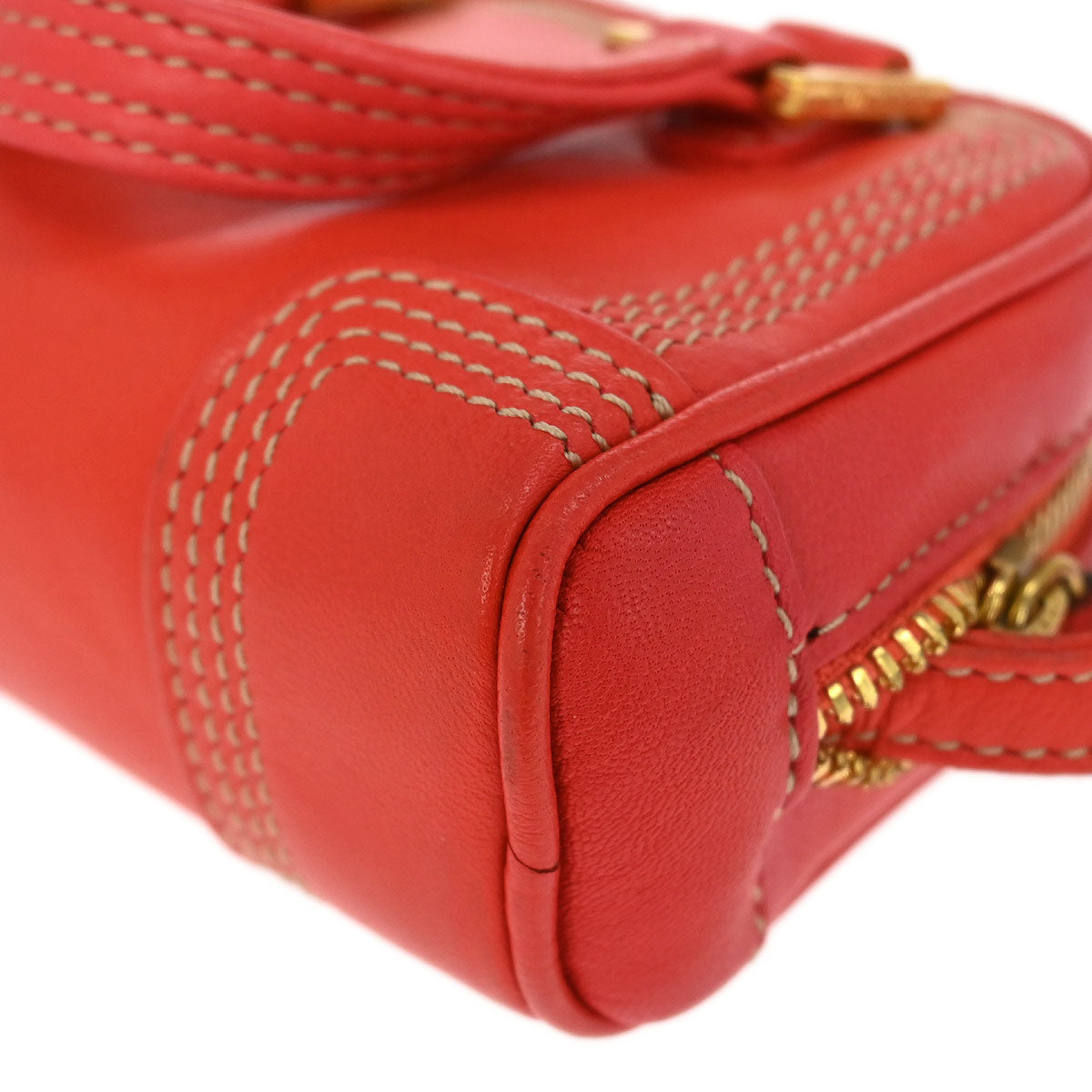 Loewe * Pink Leather Mini Amazona Contenedor Pouch Bag