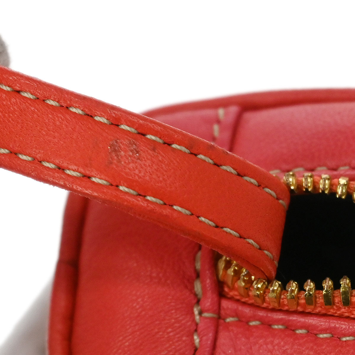 Loewe * Pink Leather Mini Amazona Contenedor Pouch Bag