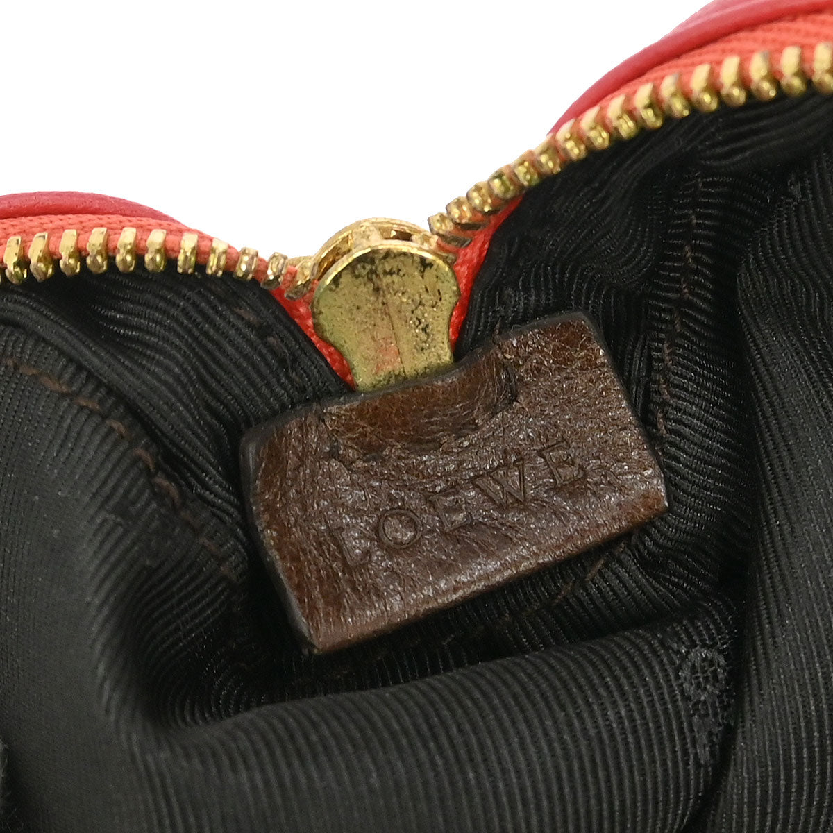 Loewe * Pink Leather Mini Amazona Contenedor Pouch Bag