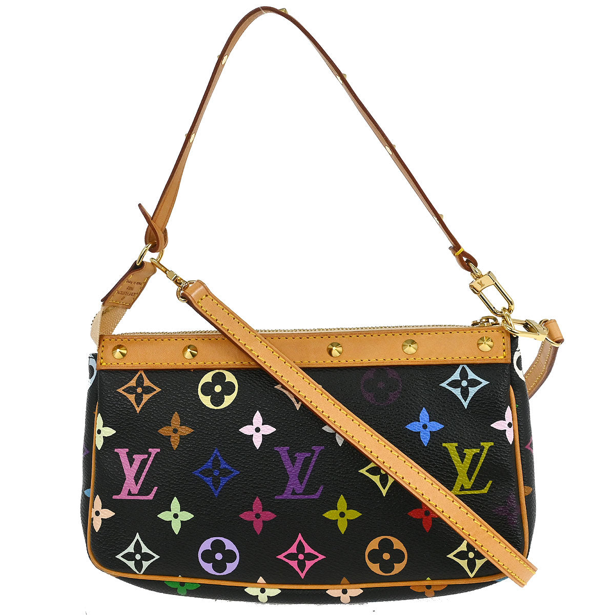 Louis Vuitton Black Multicolor Pochette Accessoires M92648