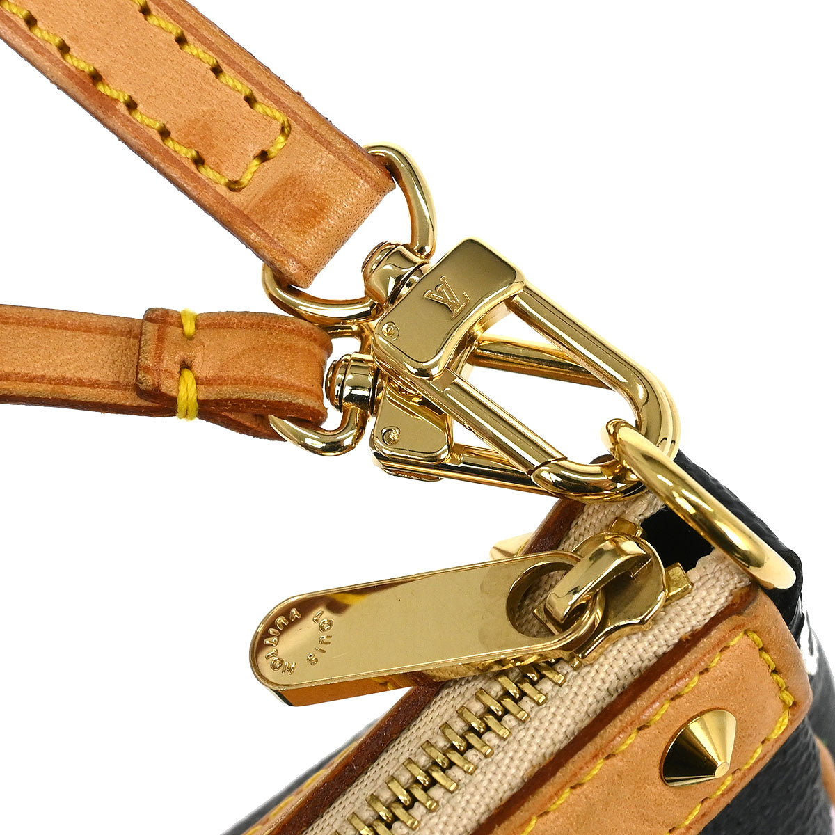 Louis Vuitton Black Multicolor Pochette Accessoires M92648